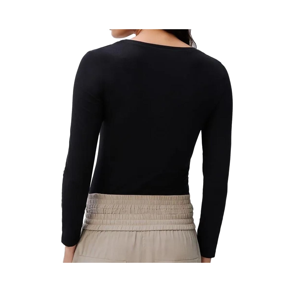 Blusa Hering Manga Longa 4D8a Preto