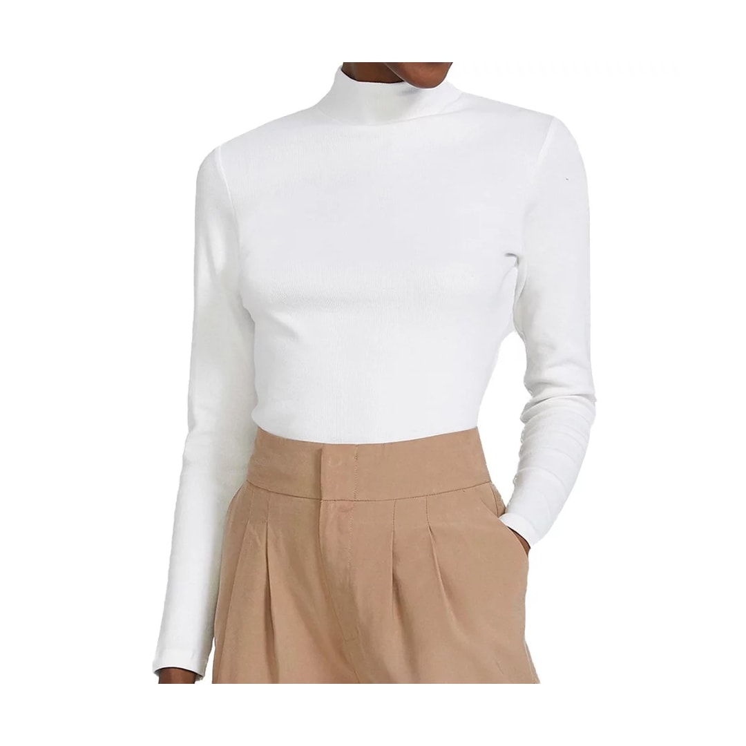 Blusa Hering Manga Longa 4Fd5 Off White Blusa Hering Manga Longa 4Fd5 Off White