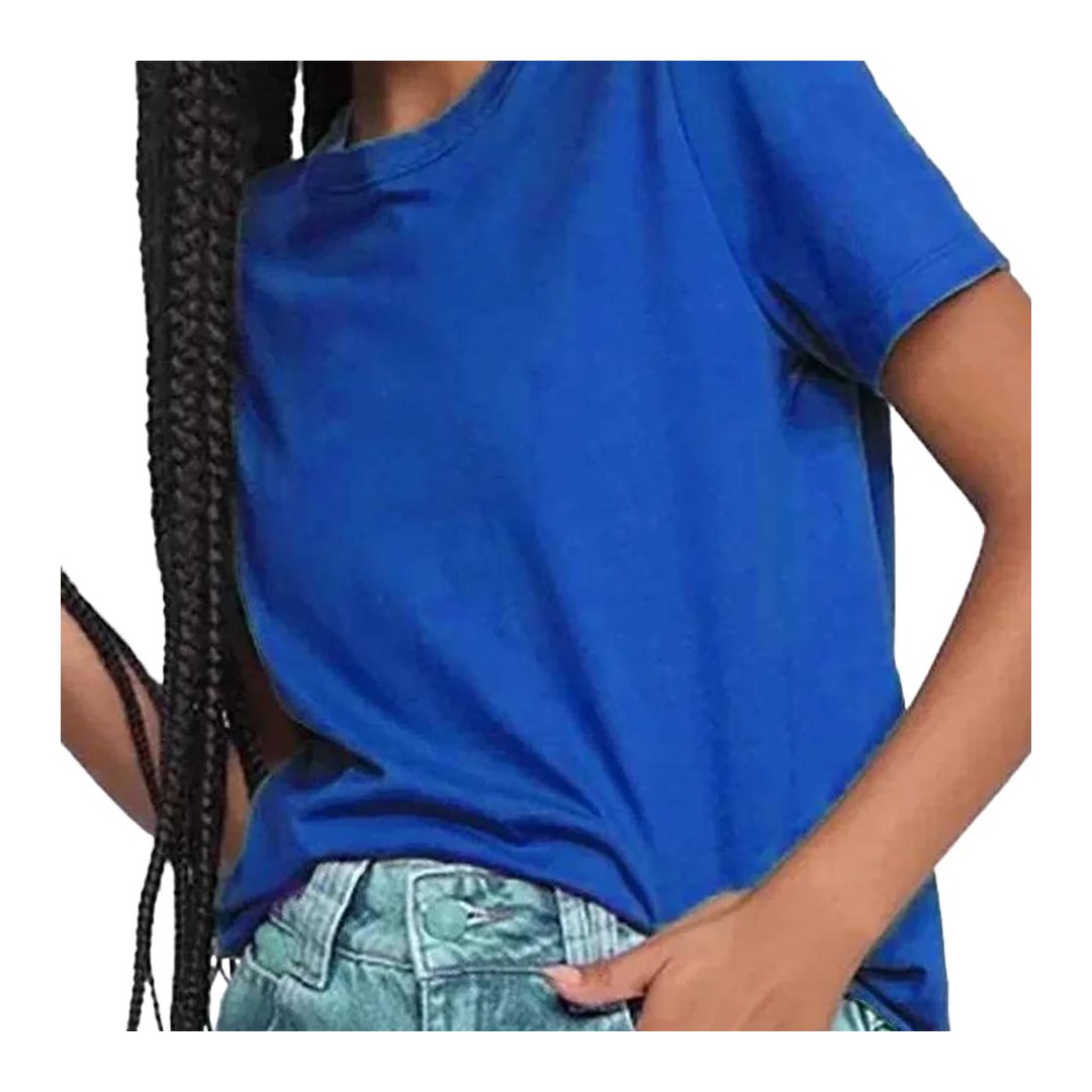 Blusa Hering Meia Manga 0241 Azul Royal