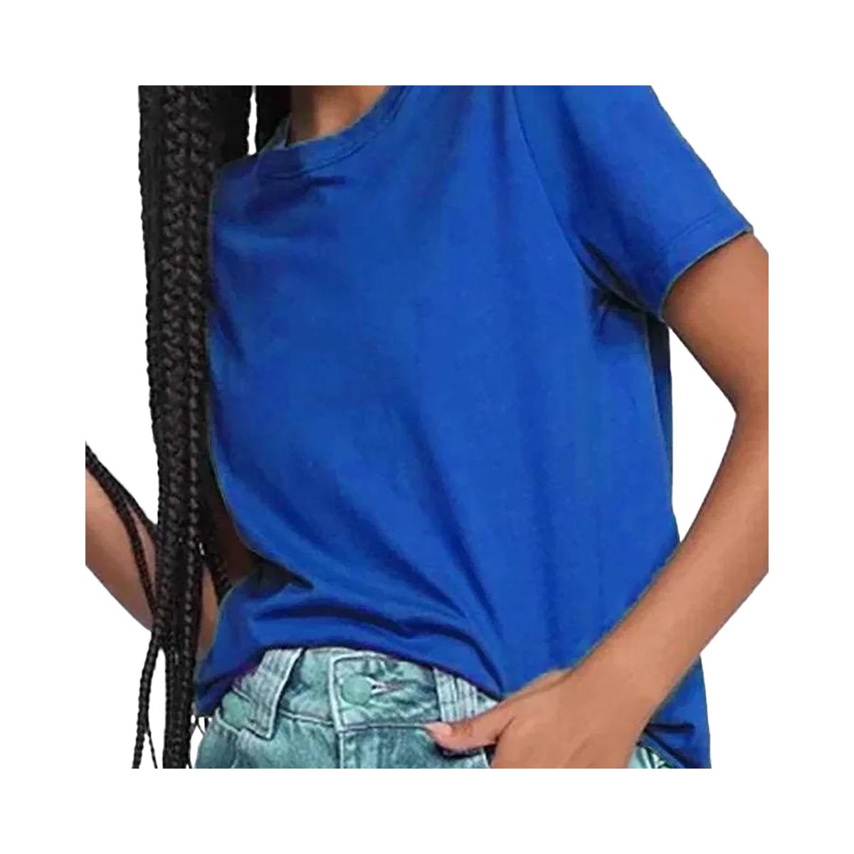 Blusa Hering Meia Manga 0241 Azul Royal Blusa Hering Meia Manga 0241 Azul Royal
