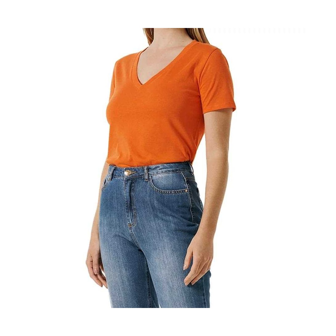 Blusa Hering Meia Manga 02Tq Laranja