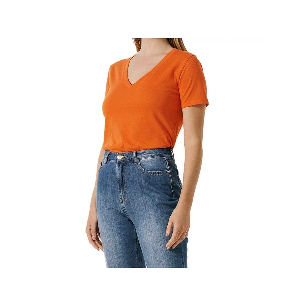 Blusa Hering Meia Manga 02Tq Laranja