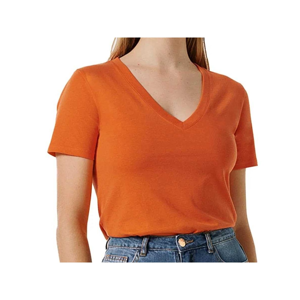 Blusa Hering Meia Manga 02Tq Laranja Blusa Hering Meia Manga 02Tq Laranja