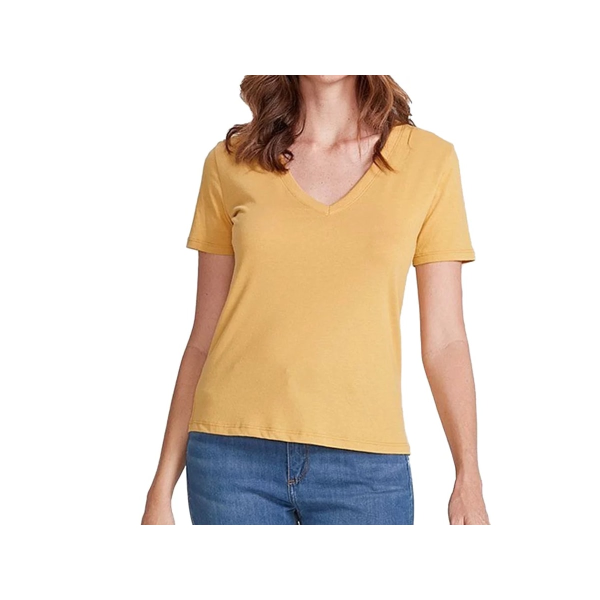 Blusa Hering Meia Manga 4Ez9 Amarelo