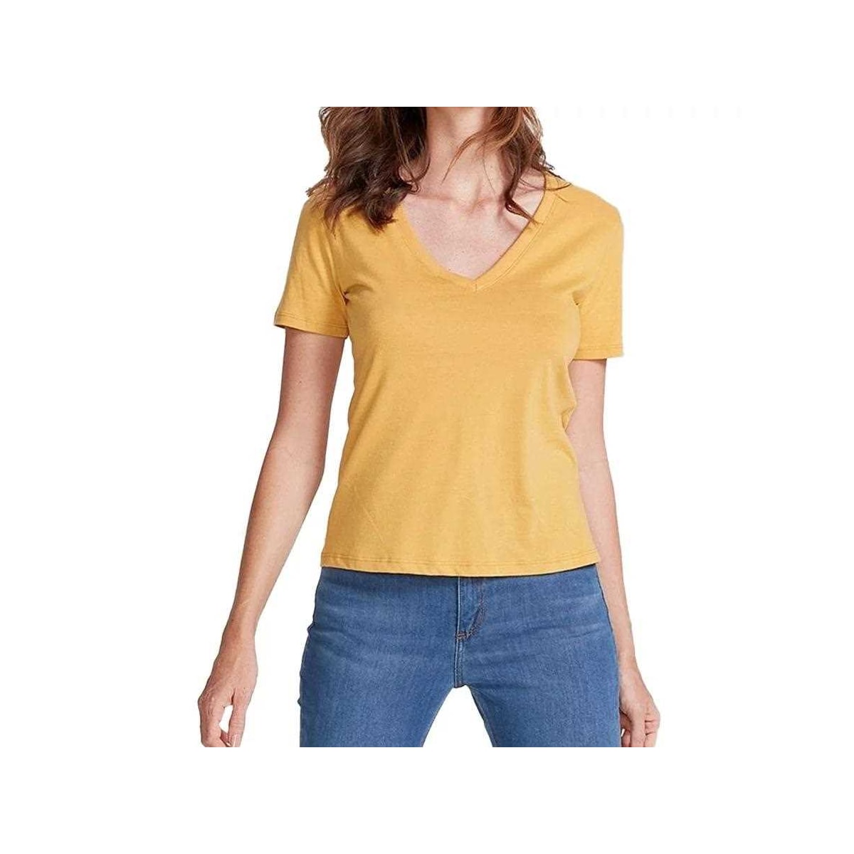 Blusa Hering Meia Manga 4Ez9 Amarelo Blusa Hering Meia Manga 4Ez9 Amarelo