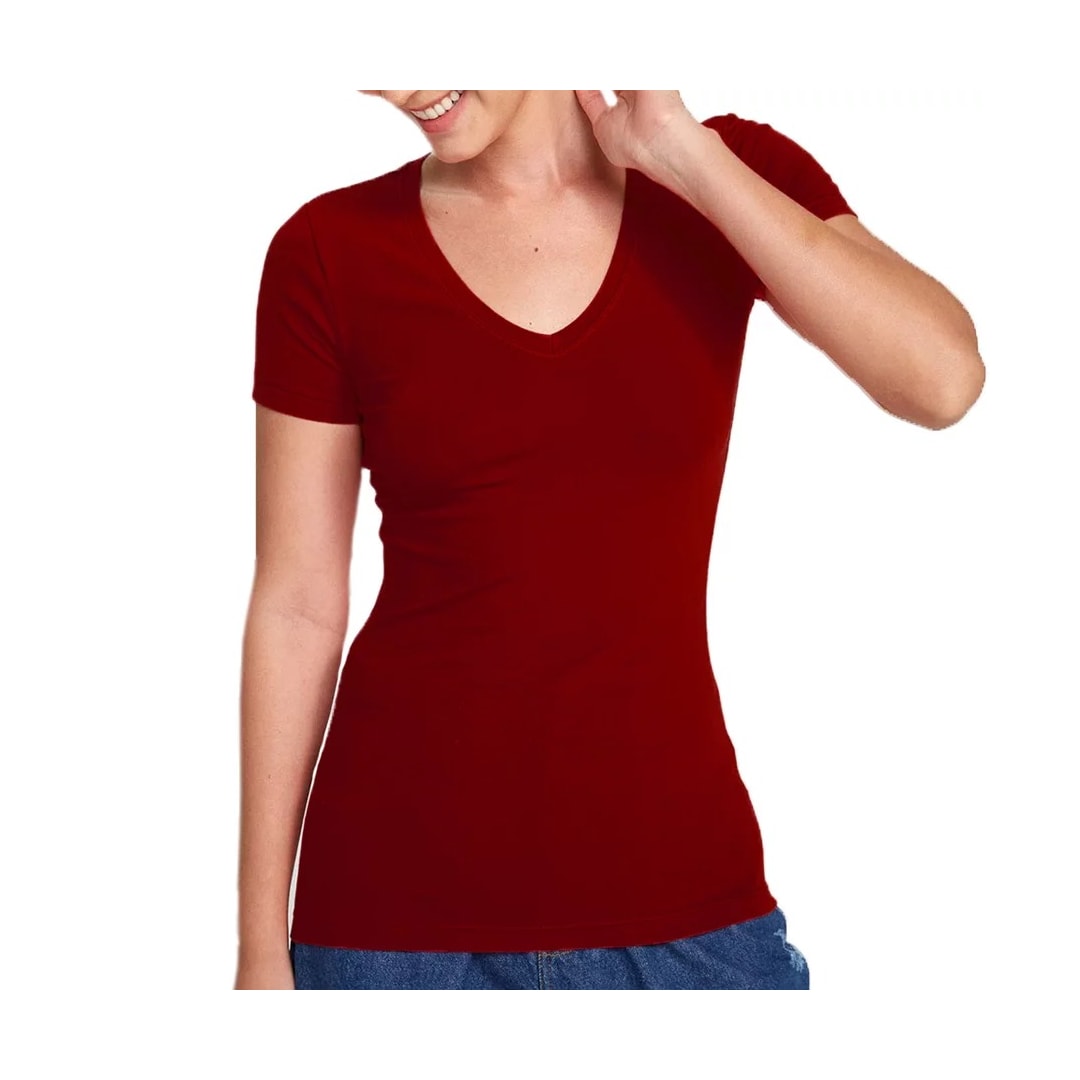 Blusa Hering Meia Manga 4Ez9 Vermelho