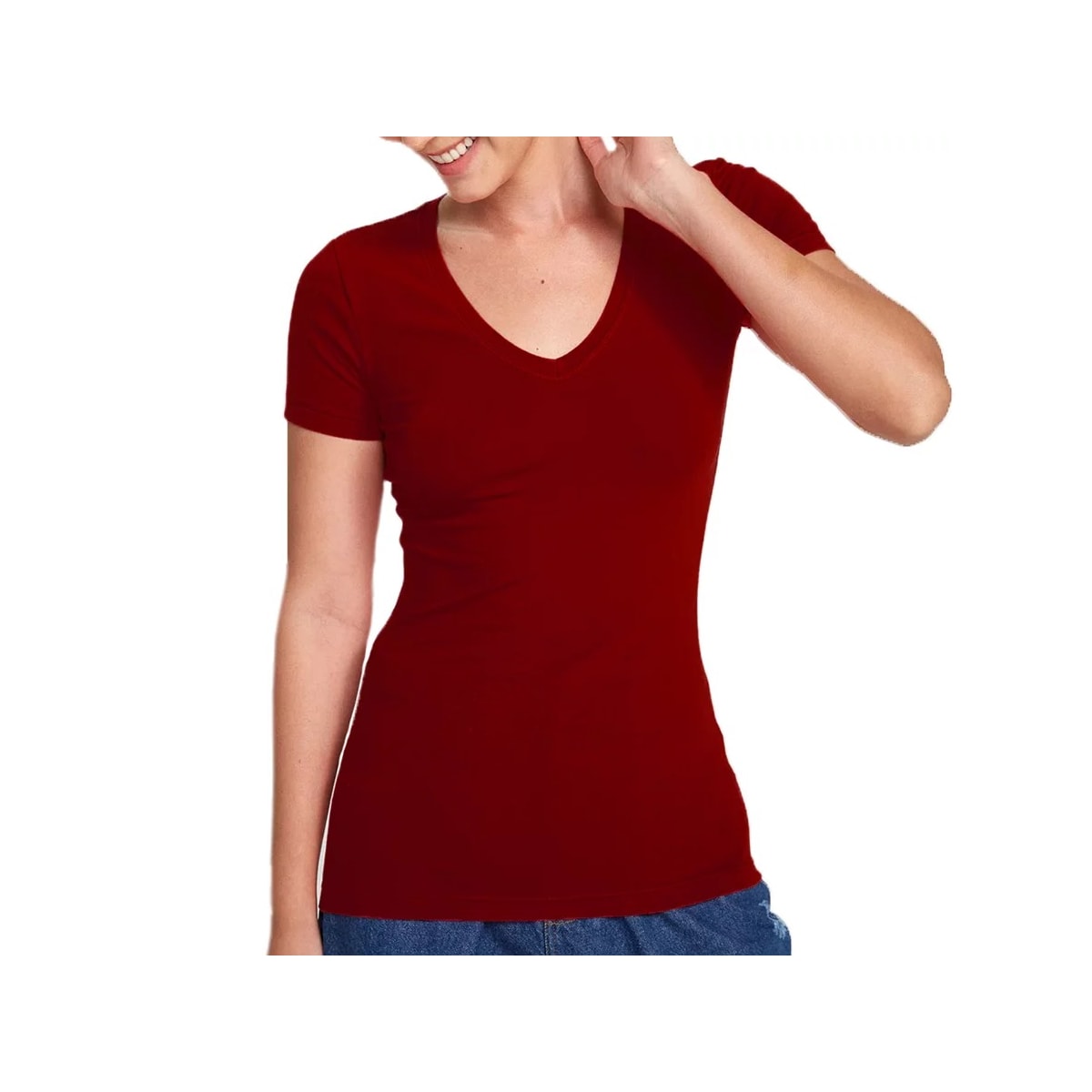 Blusa Hering Meia Manga 4Ez9 Vermelho Blusa Hering Meia Manga 4Ez9 Vermelho