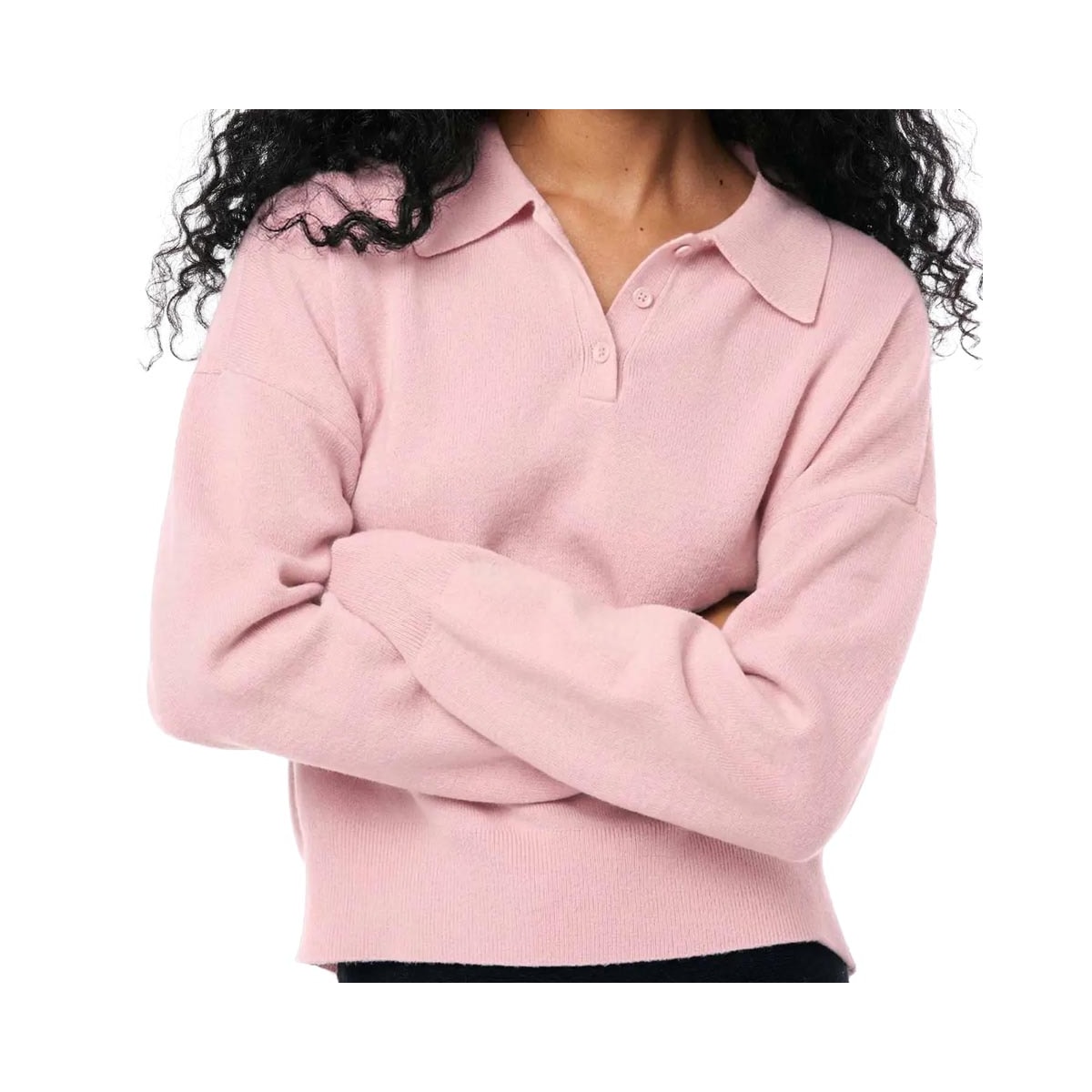Blusa Hering Polo Feminina De Tricô K6pm Rosa Blusa Hering Polo Feminina De Tricô K6pm Rosa
