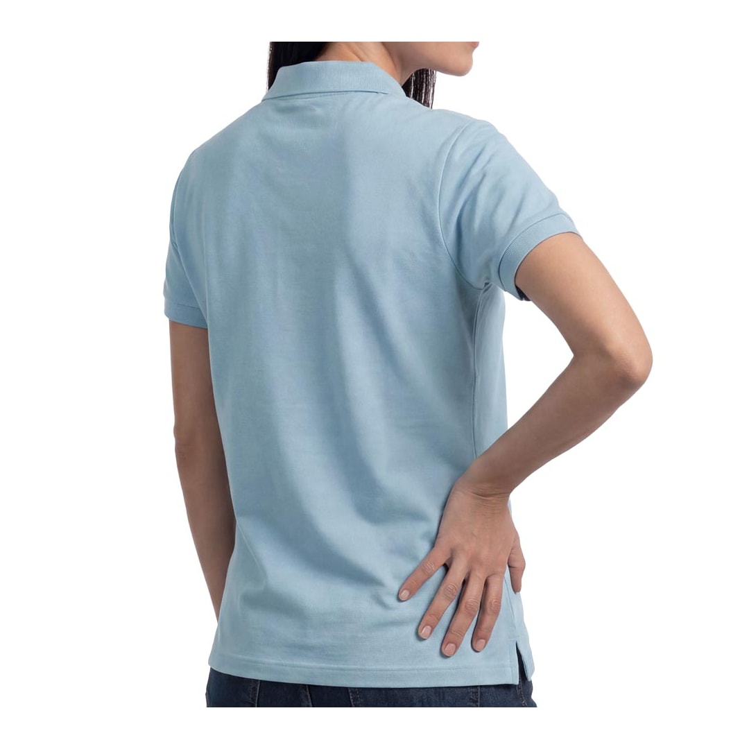 Blusa Hering Polo Feminina Manga Curta Piquet 4HBW Azul Claro Blusa Hering Polo Feminina Manga Curta Piquet 4HBW Azul Claro