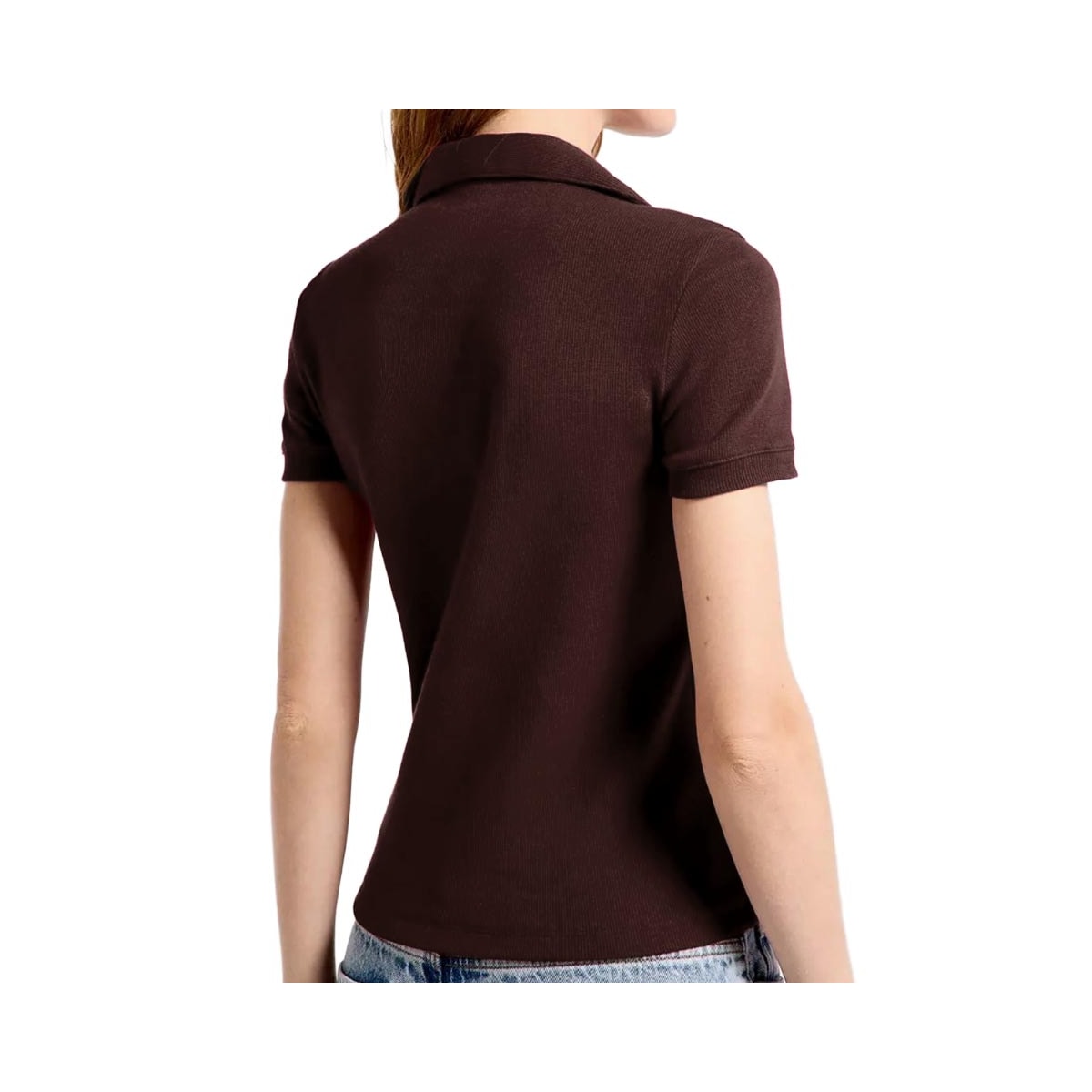 Blusa Hering Polo Ribana Ultra Soft Feminina 4Ha2 Marrom Coffe Blusa Hering Polo Ribana Ultra Soft Feminina 4Ha2 Marrom Coffe