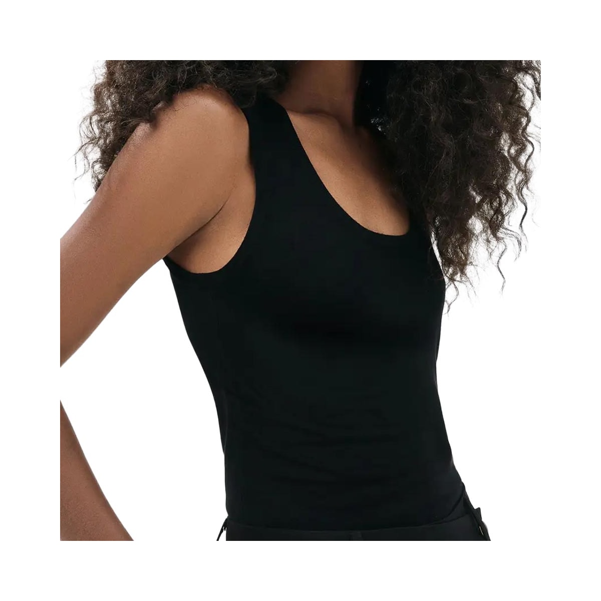Blusa Hering Sem Manga Decote U Em Tricô K5ag Preto N10si Blusa Hering Sem Manga Decote U Em Tricô K5ag Preto N10si