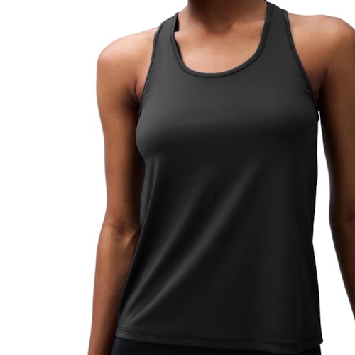 Blusa Hering Sem Manga Fitness Sn8h Preta