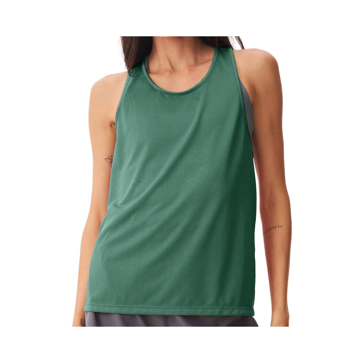 Blusa Hering Sem Manga Fitness Sn9h Verde