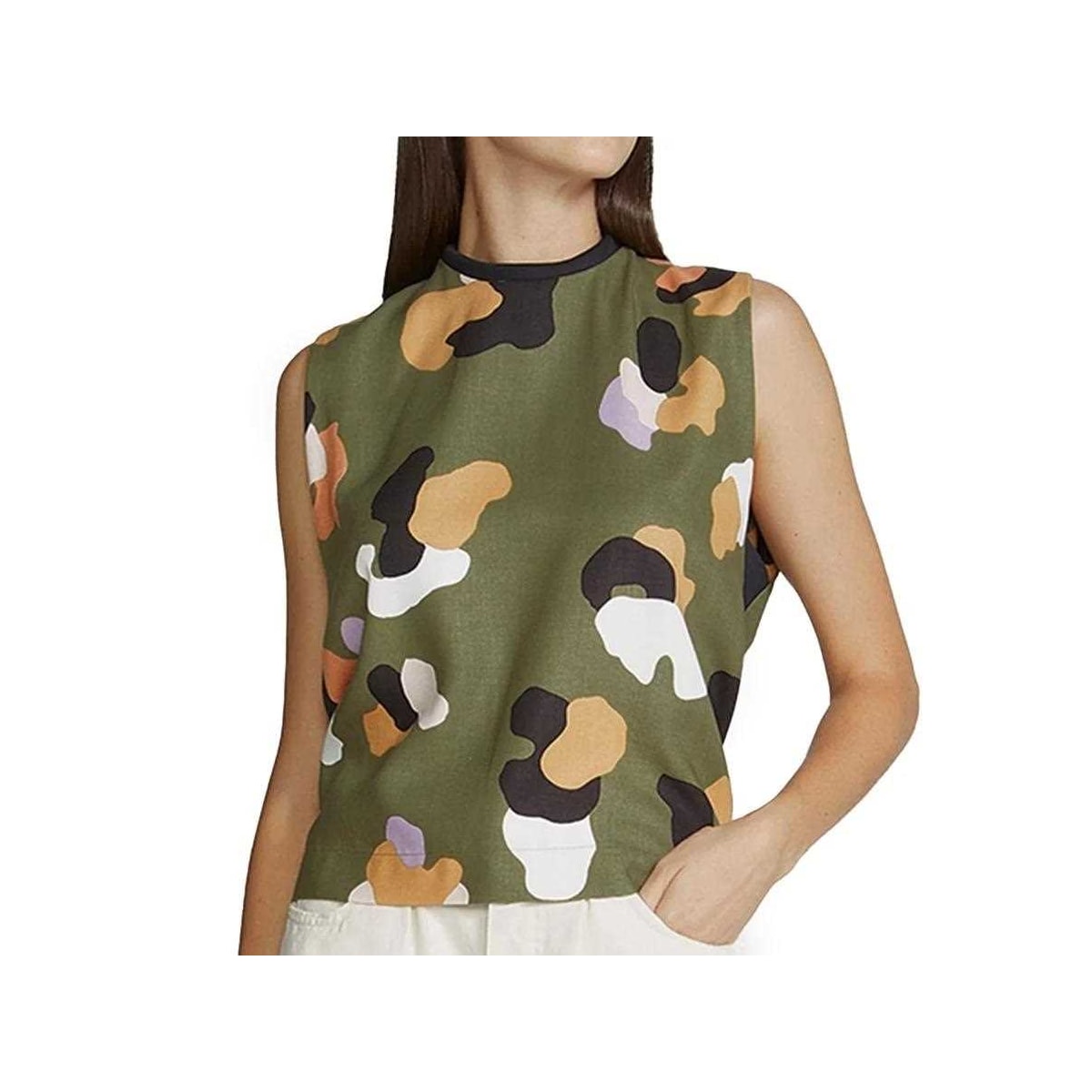 Blusa Hering Sem Manga Hf471 Militar Blusa Hering Sem Manga Hf471 Militar