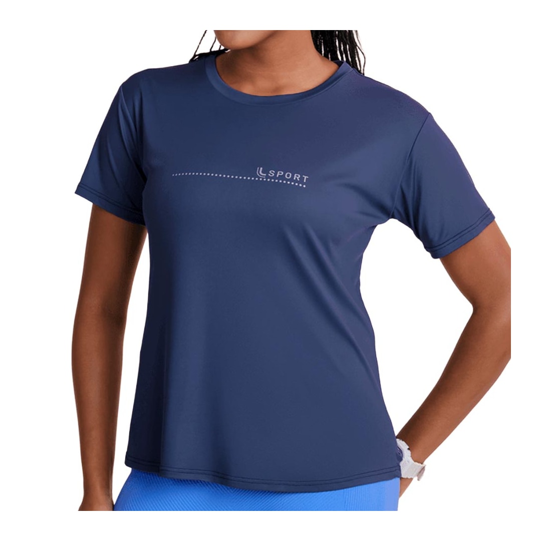 Blusa Lupo Feminina Fitness 77052 Azul