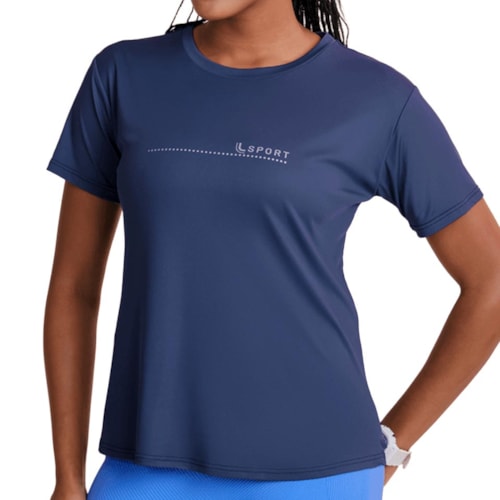 Blusa Lupo Feminina Fitness 77052 Azul
