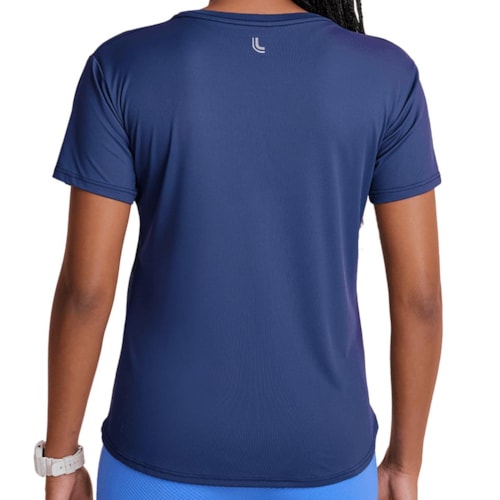Detalhe - Blusa Lupo Feminina Fitness 77052 Azul
