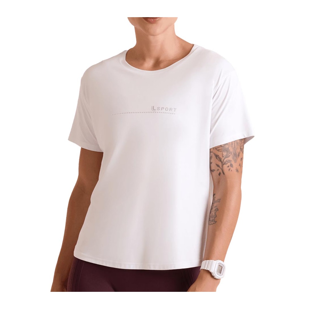 Blusa Lupo Feminina Fitness 77052 Branca Blusa Lupo Feminina Fitness 77052 Branca