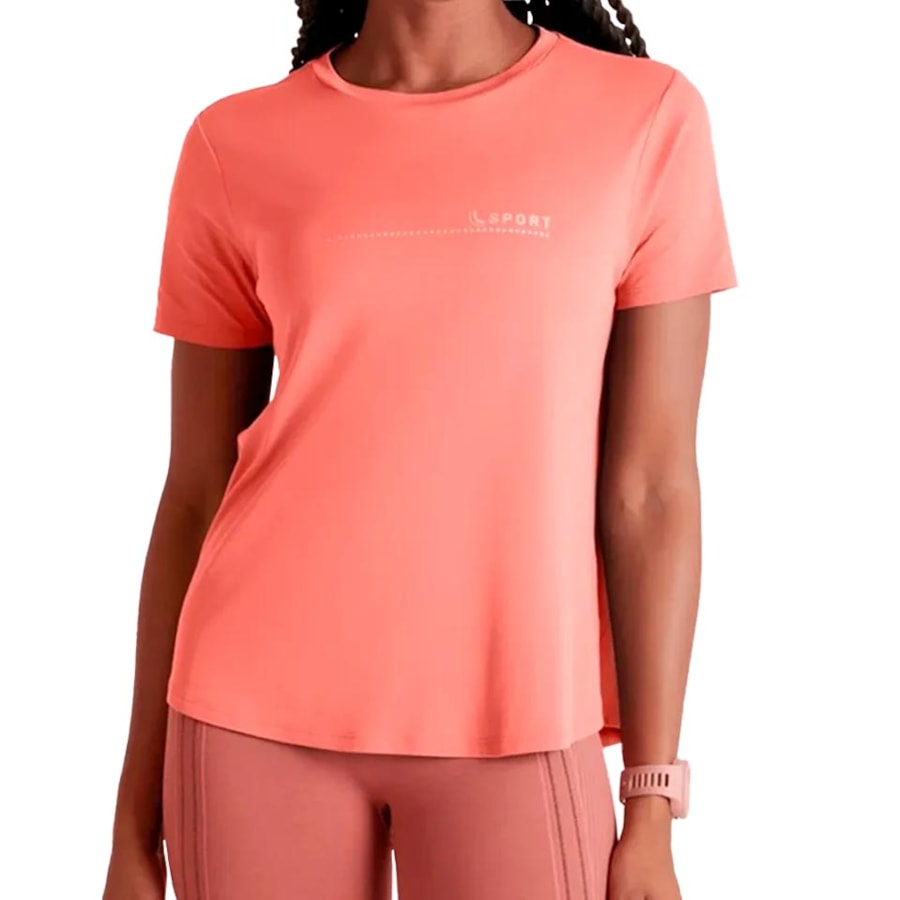 Blusa Lupo Feminina Fitness 77052 Goiaba