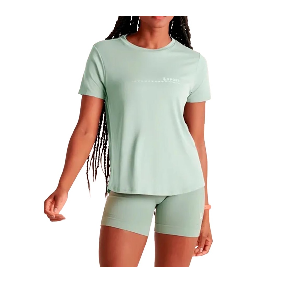 Blusa Lupo Feminina Fitness 77052 Verde Fresh