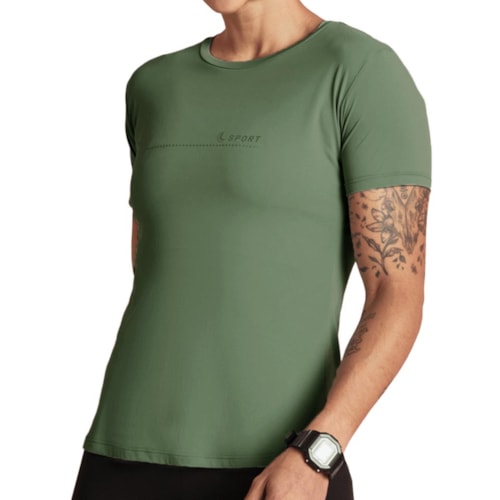 Blusa Lupo Meia Manga Fitness 77052 Cacto