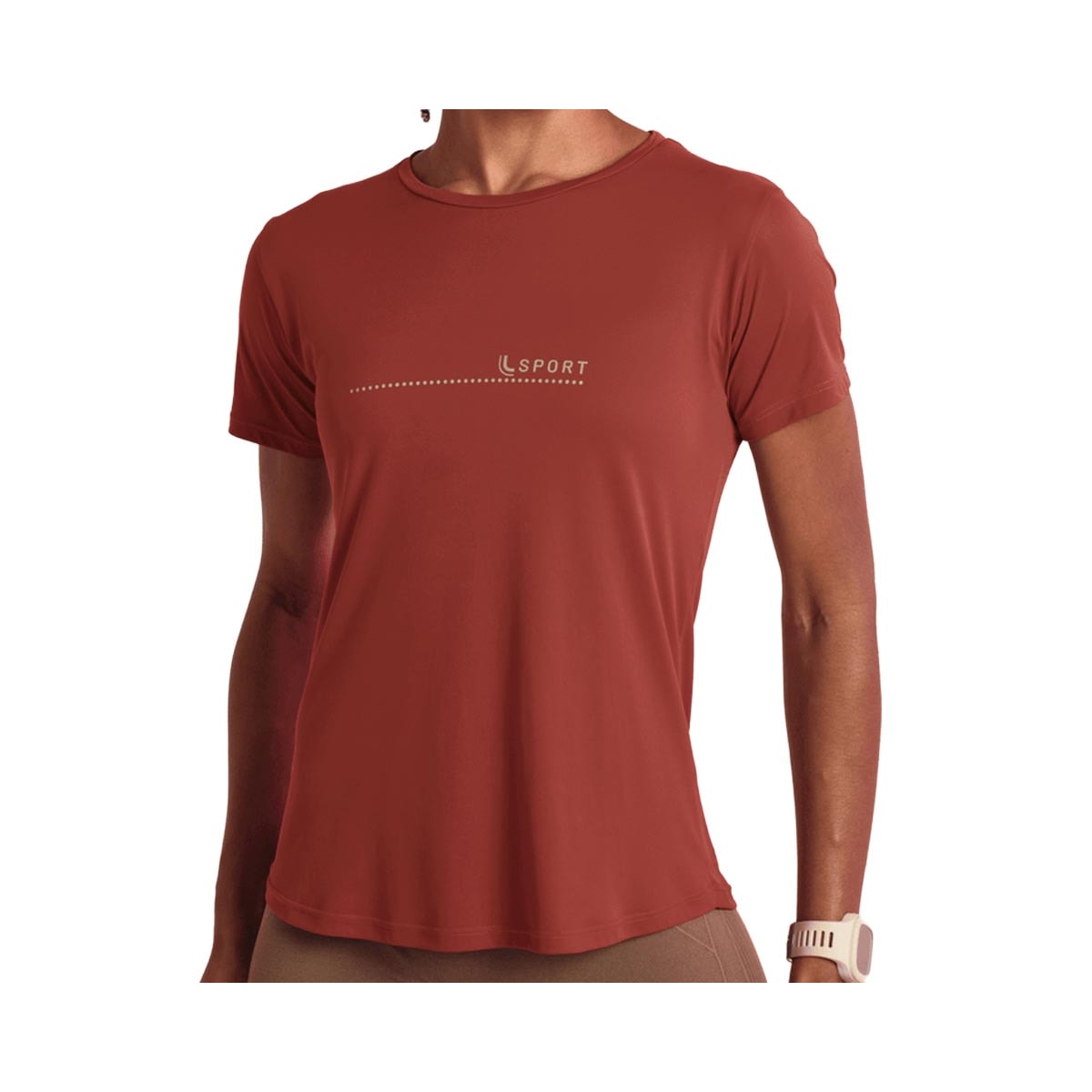 Blusa Lupo Meia Manga Fitness 77052 Ceramica