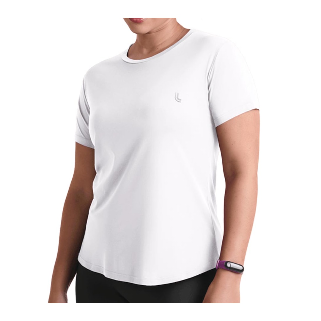 Blusa Lupo Meia Manga Fitness 77282 Branca