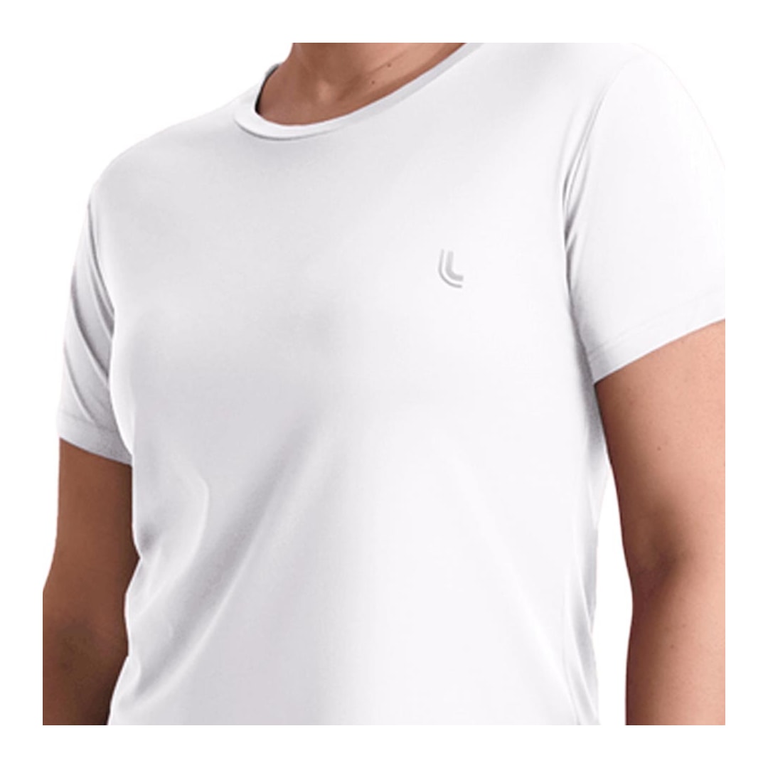 Blusa Lupo Meia Manga Fitness 77282 Branca