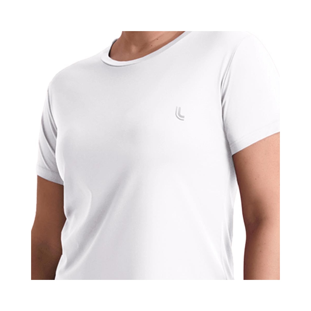 Blusa Lupo Meia Manga Fitness 77282 Branca