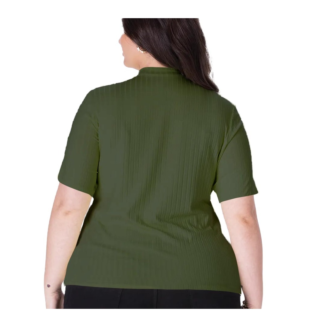 Blusa Malwee De Malha M/M 108542 Militar