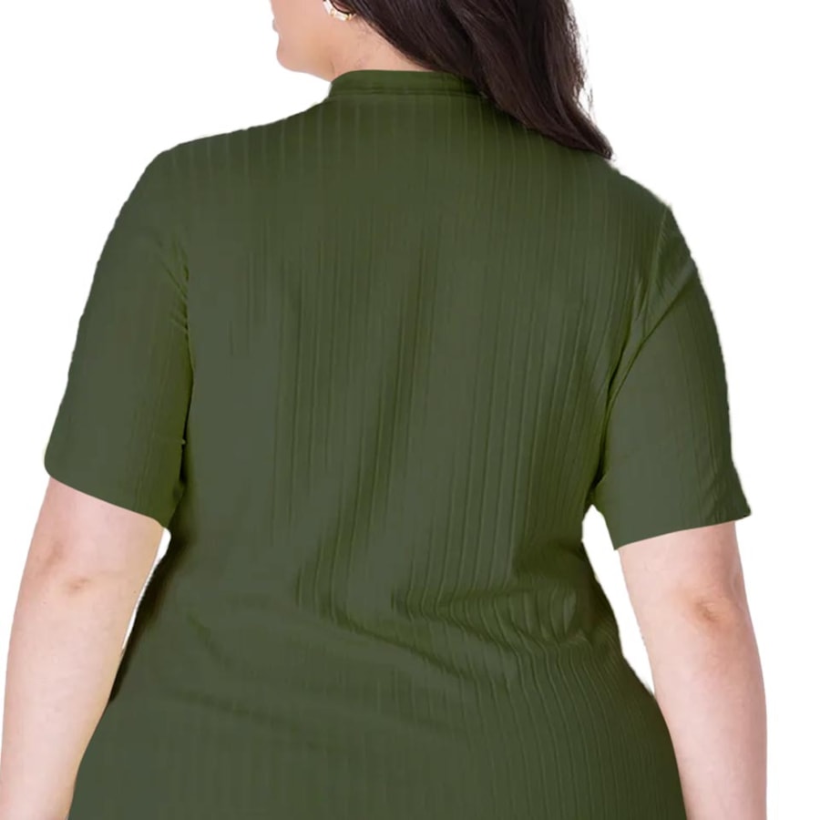 Blusa Malwee De Malha M/M 108542 Militar Blusa Malwee De Malha M/M 108542 Militar