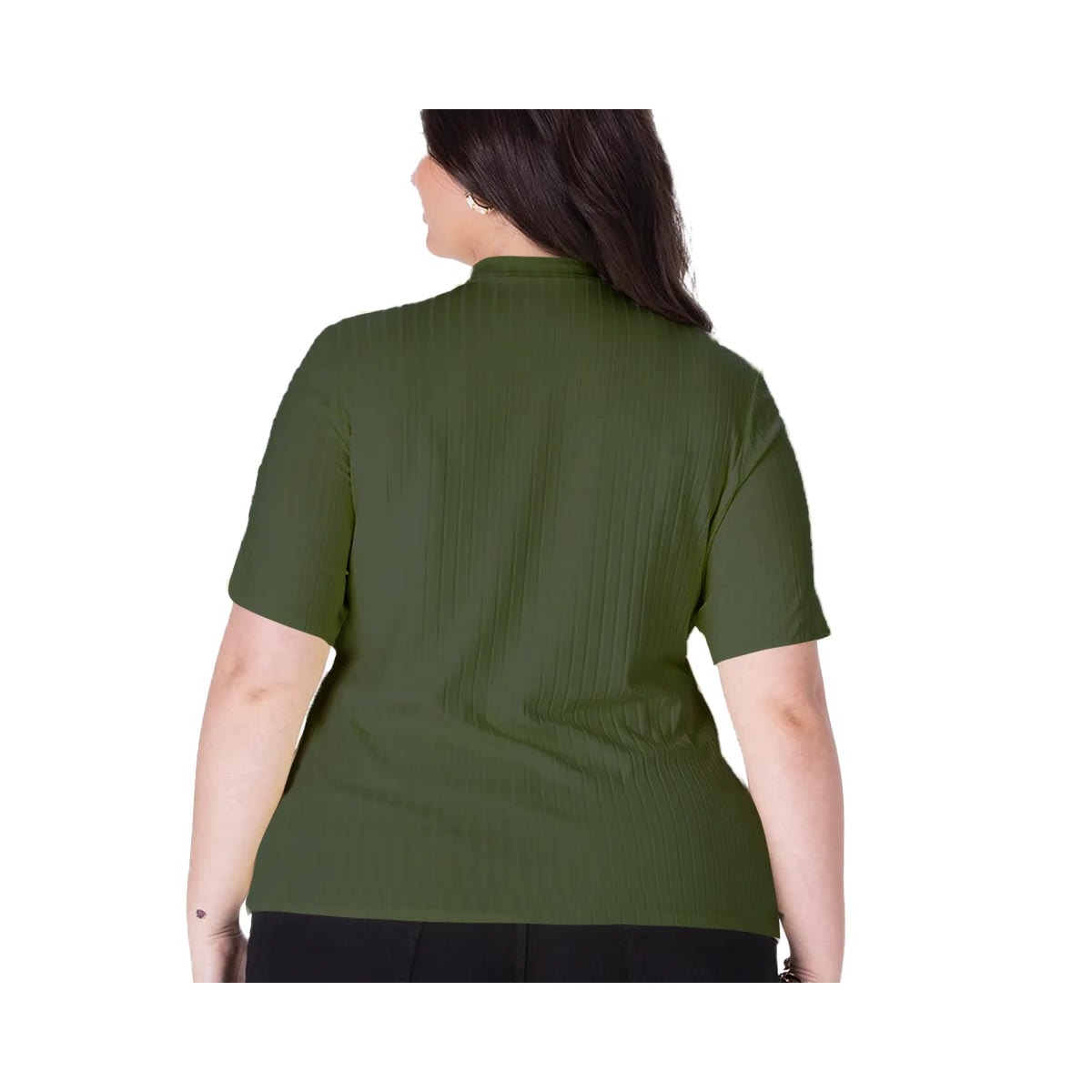 Blusa Malwee De Malha M/M 108542 Militar Blusa Malwee De Malha M/M 108542 Militar