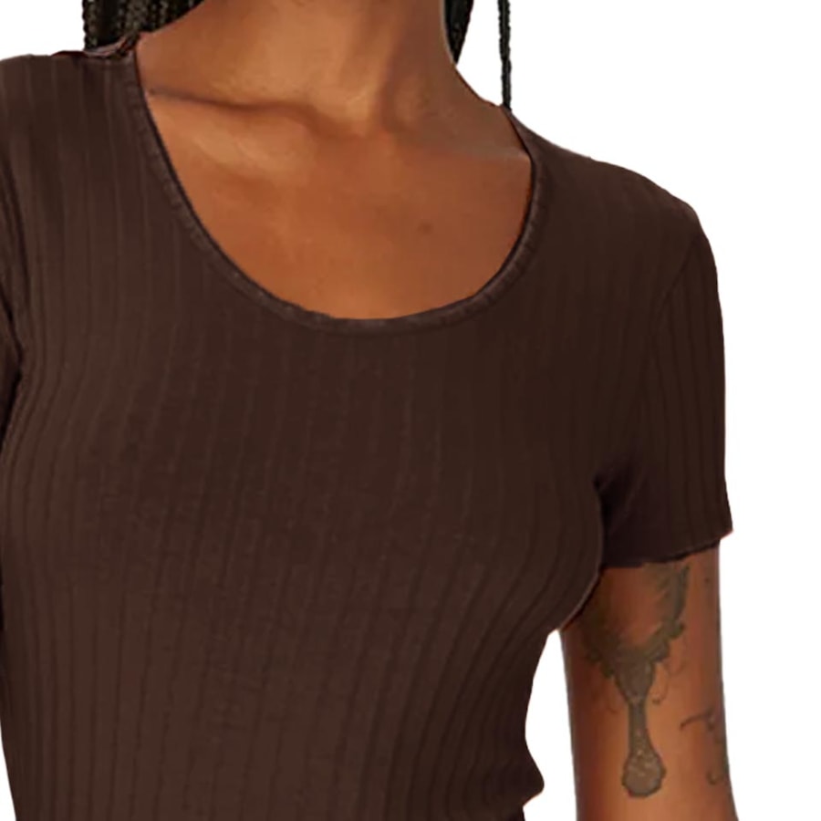 Blusa Malwee De Malha M/M 50615 Chocolate Blusa Malwee De Malha M/M 50615 Chocolate