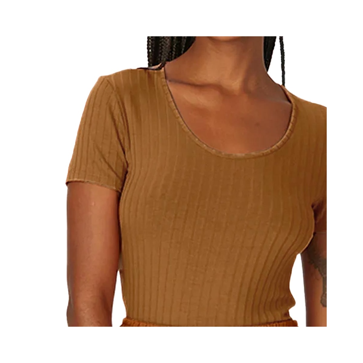 Blusa Malwee De Malha M/M 50615 Ferrugem Blusa Malwee De Malha M/M 50615 Ferrugem