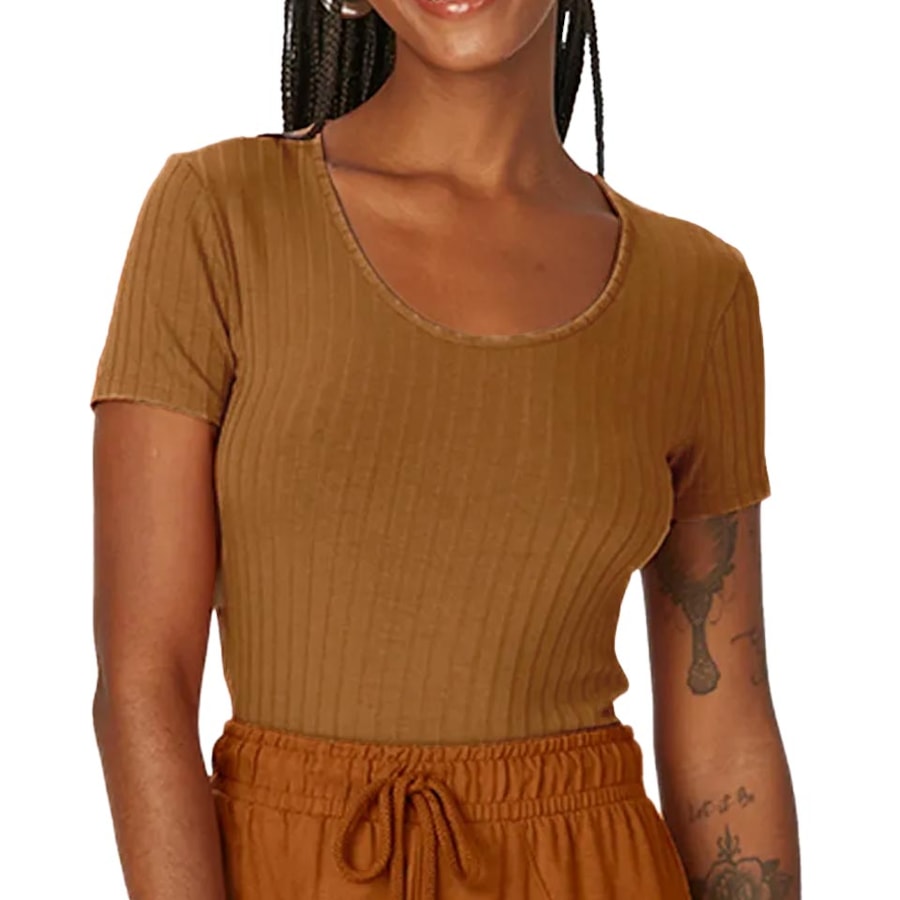 Blusa Malwee De Malha M/M 50615 Ferrugem