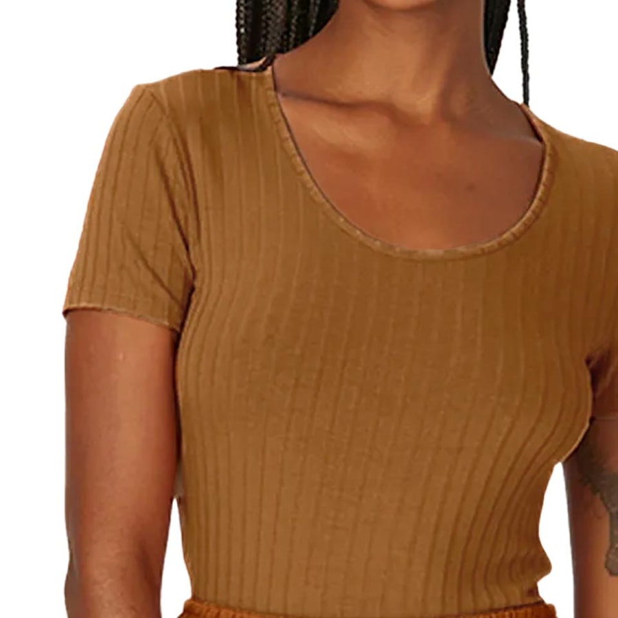 Blusa Malwee De Malha M/M 50615 Ferrugem