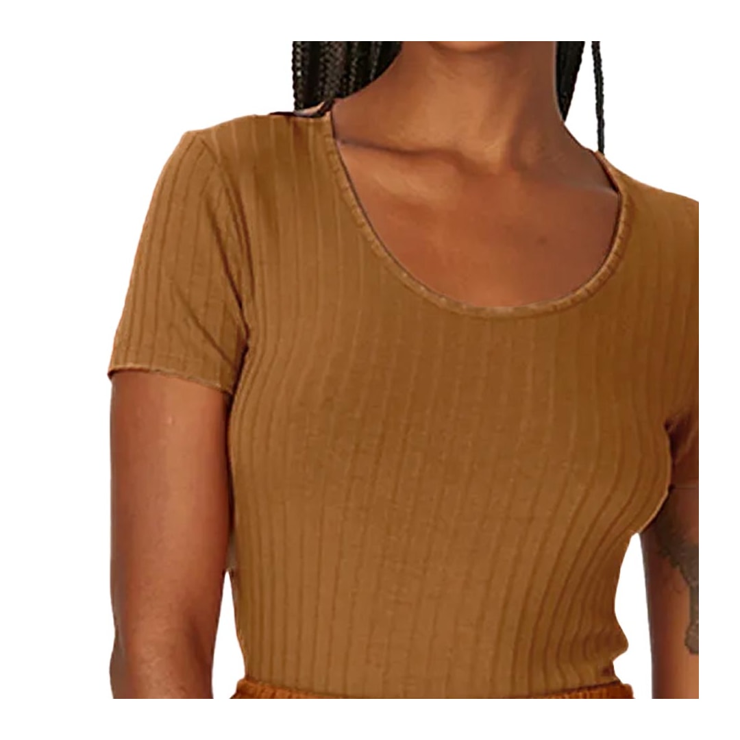 Blusa Malwee De Malha M/M 50615 Ferrugem Blusa Malwee De Malha M/M 50615 Ferrugem