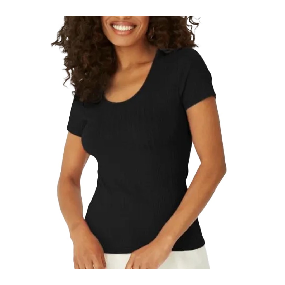 Blusa Malwee De Malha M/M 50615 Preto Blusa Malwee De Malha M/M 50615 Preto