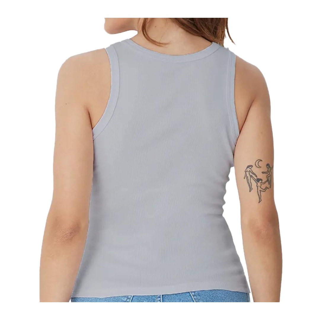Blusa Malwee De Malha Sem Manga 119205 Cinza Blusa Malwee De Malha Sem Manga 119205 Cinza