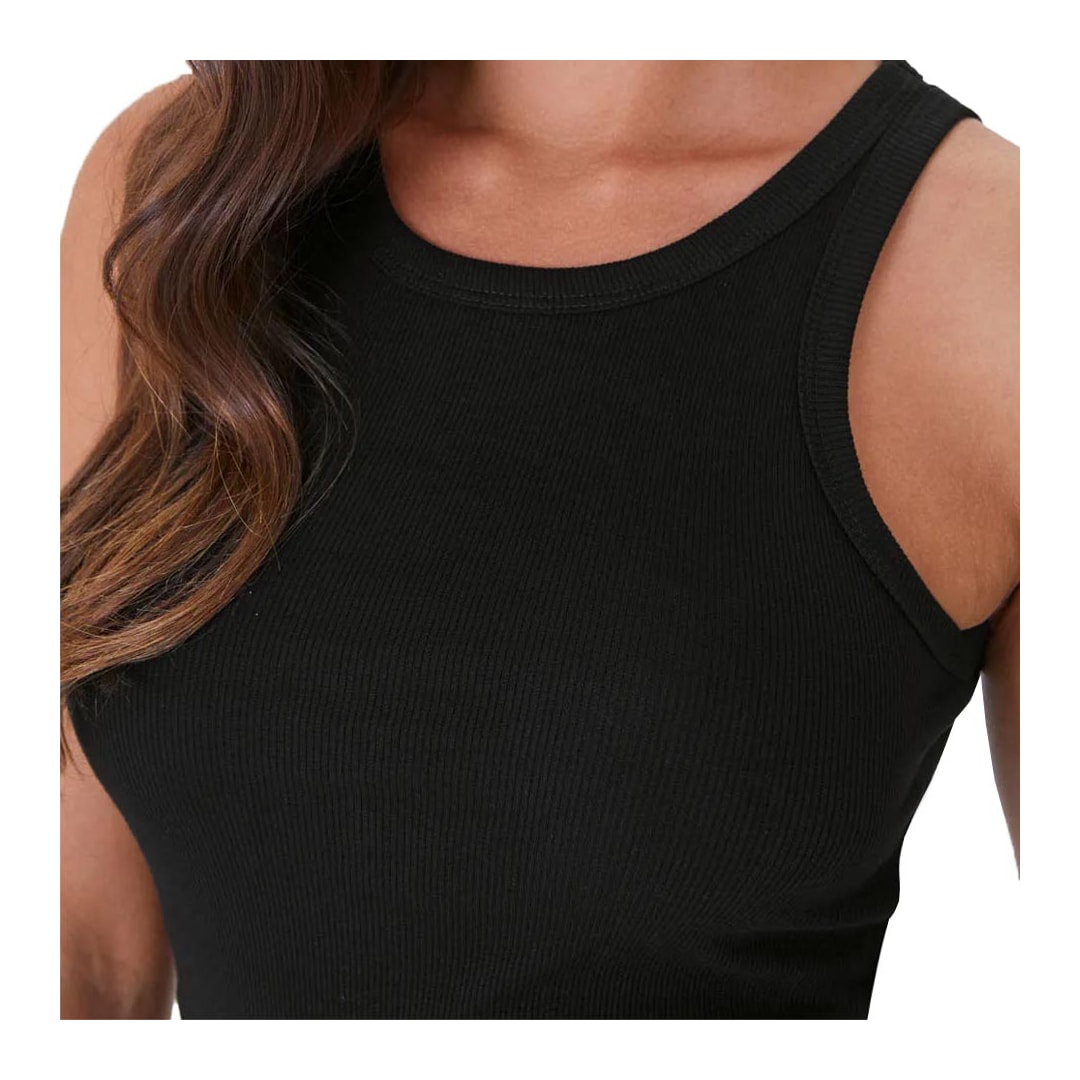 Blusa Malwee De Malha Sem Manga 119205 Preto