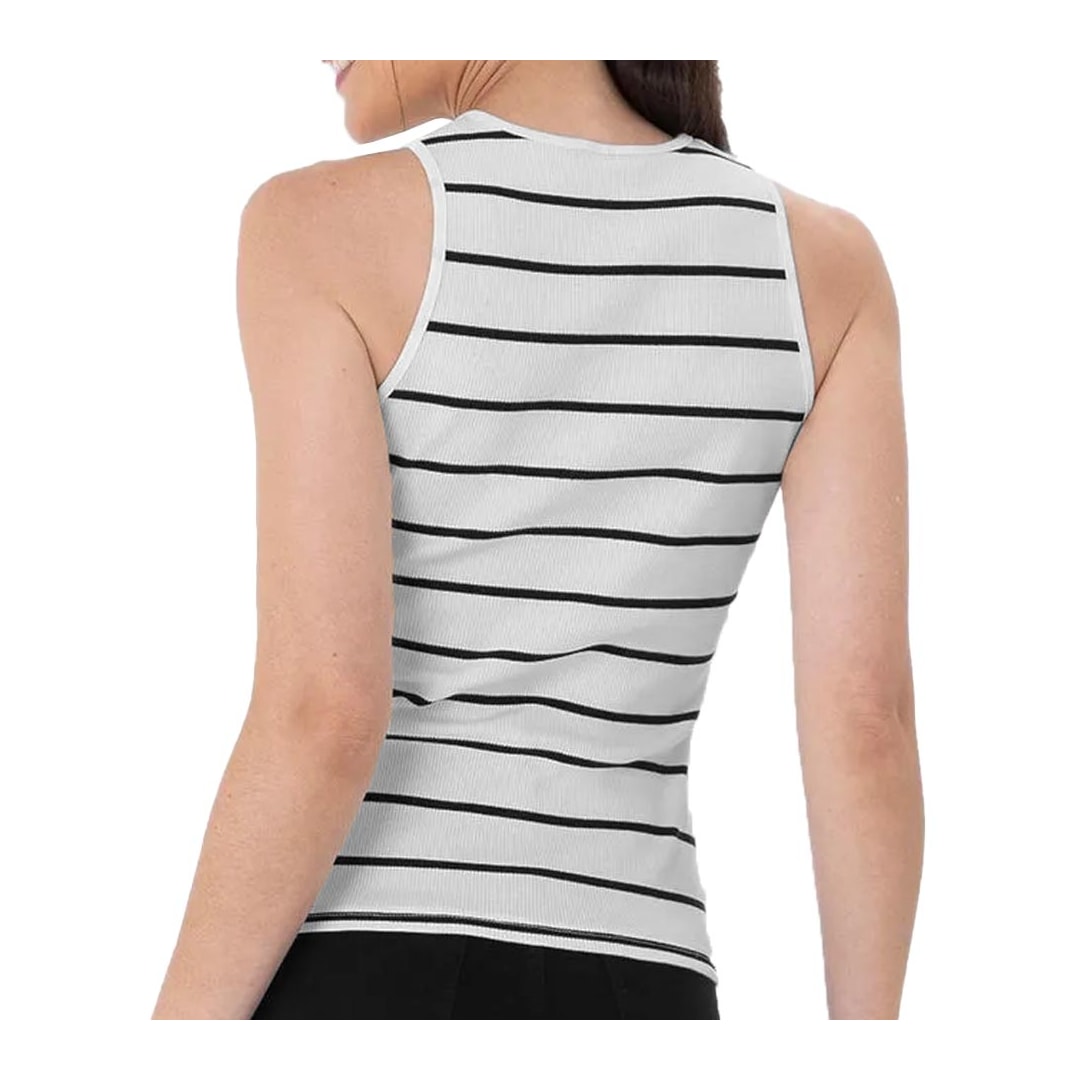 Blusa Malwee De Malha Sem Manga 123841 Branco