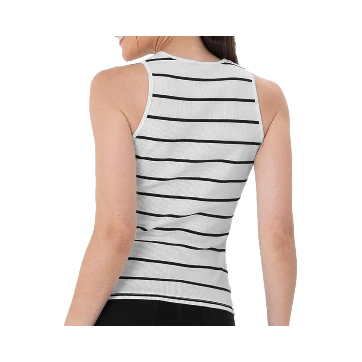 Blusa Malwee De Malha Sem Manga 123841 Branco