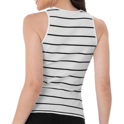 Detalhe - Blusa Malwee De Malha Sem Manga 123841 Branco