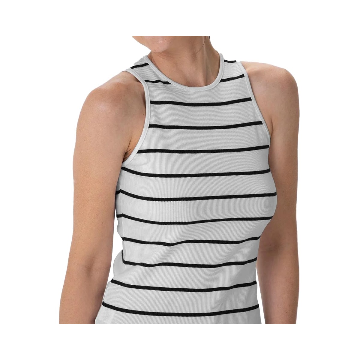 Blusa Malwee De Malha Sem Manga 123841 Branco Blusa Malwee De Malha Sem Manga 123841 Branco