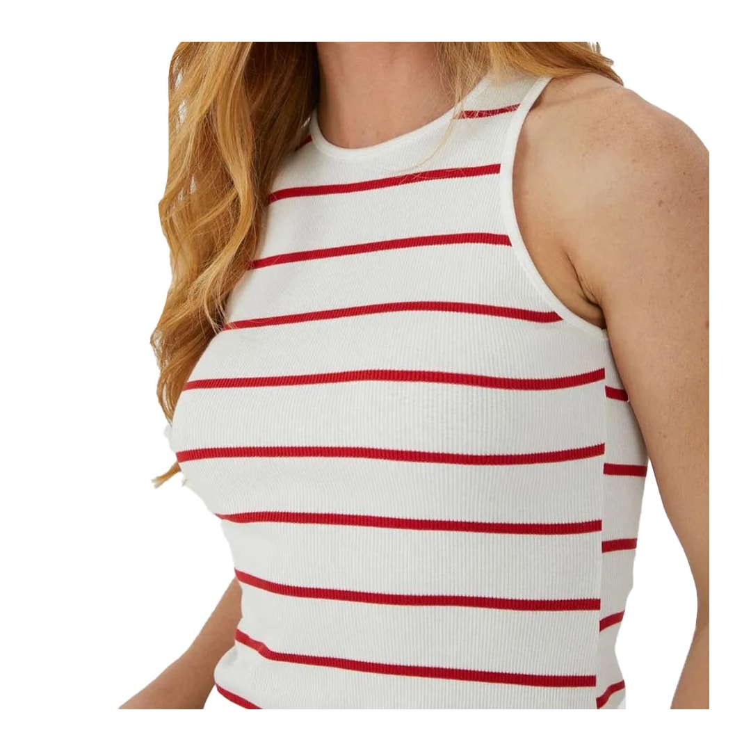 Blusa Malwee De Malha Sem Manga 123841 Manteiga