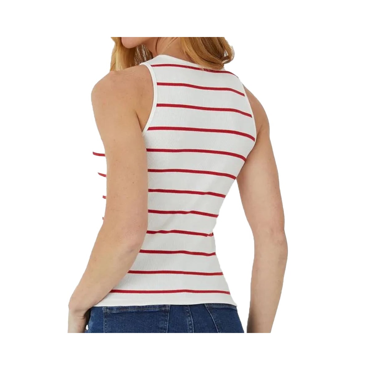 Blusa Malwee De Malha Sem Manga 123841 Manteiga Blusa Malwee De Malha Sem Manga 123841 Manteiga