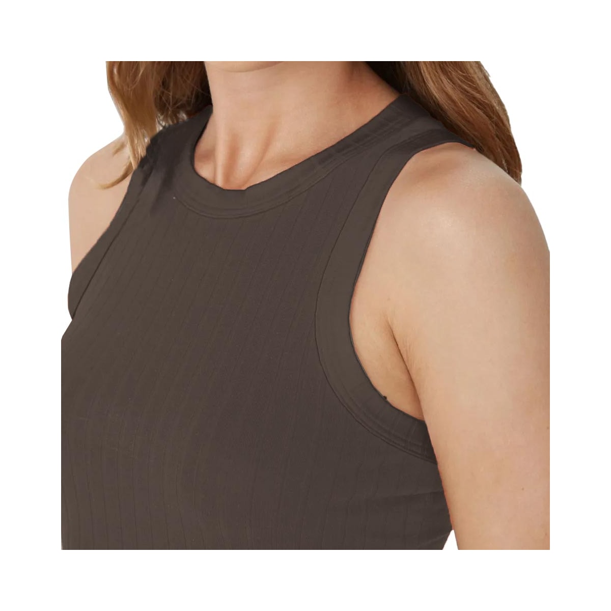 Blusa Malwee De Malha Sem Manga 79308 Chocolate Blusa Malwee De Malha Sem Manga 79308 Chocolate