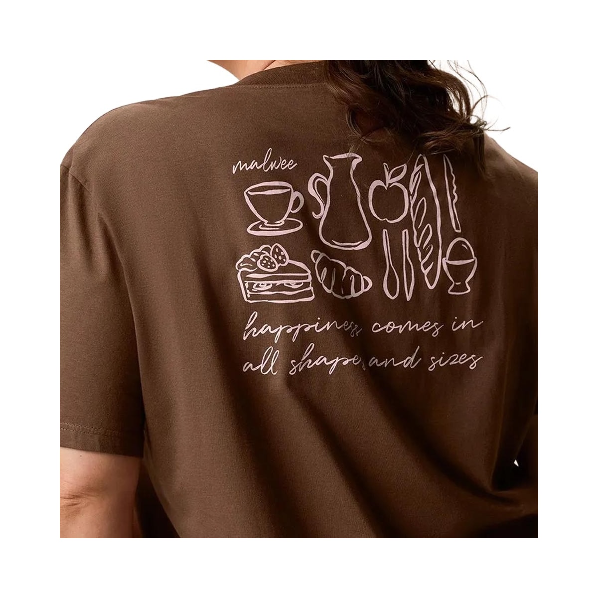 Blusa Malwee Em Algodão 1000134554 Coffee