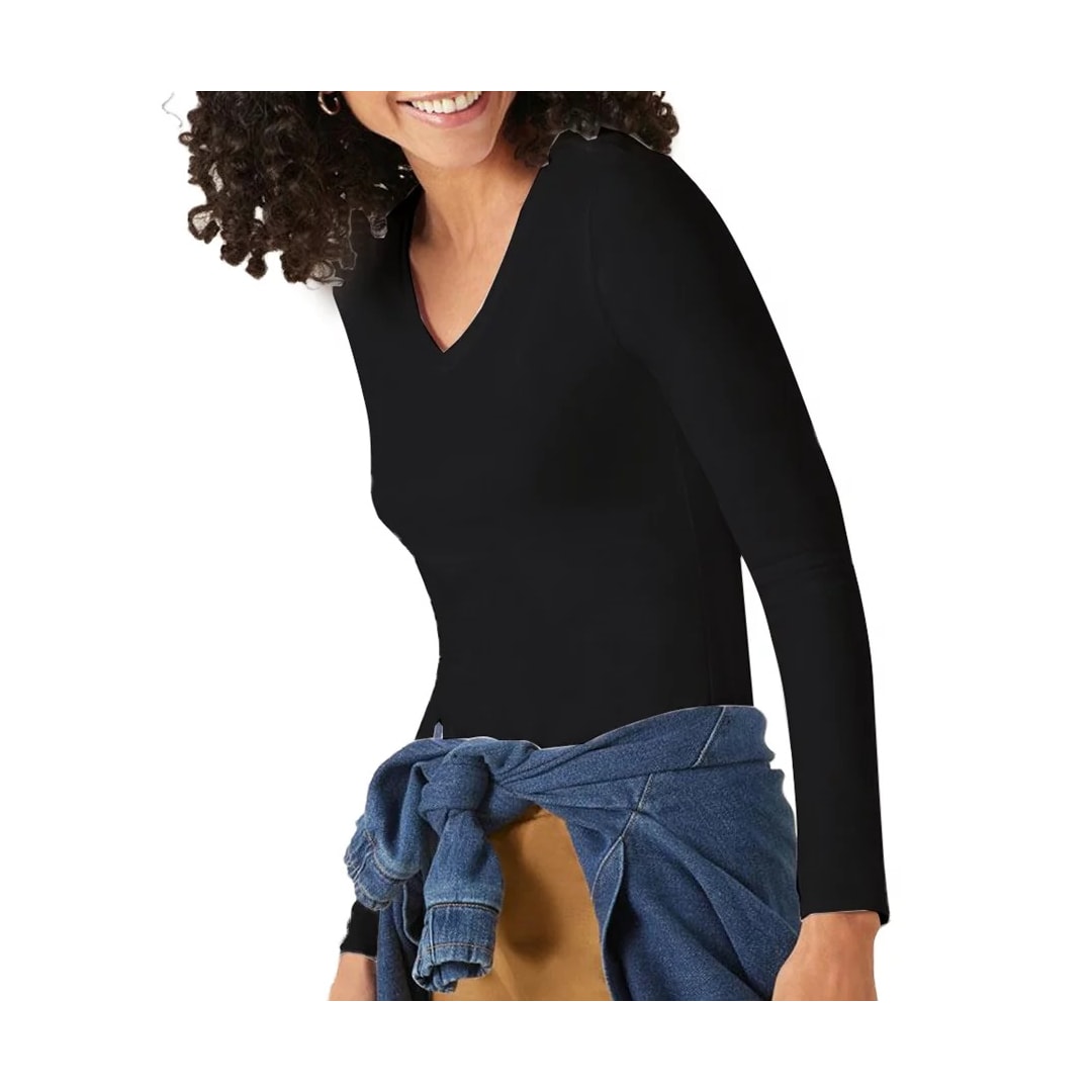 Blusa Malwee Manga Longa 26292 Preto Blusa Malwee Manga Longa 26292 Preto