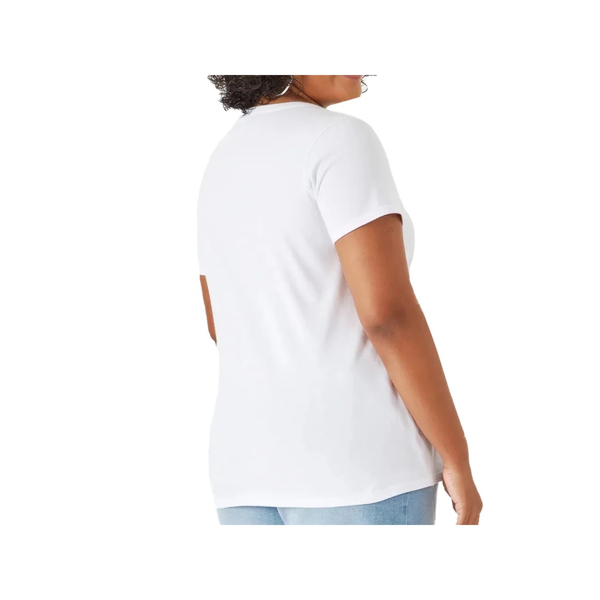 Blusa Malwee Meia Manga 87841 Plus Branco